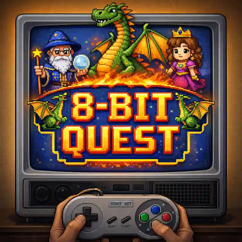 8-Bit Quest casino game banner